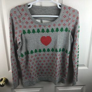 NWT Chaser Holidaze Cut Out Sweatshirt Large